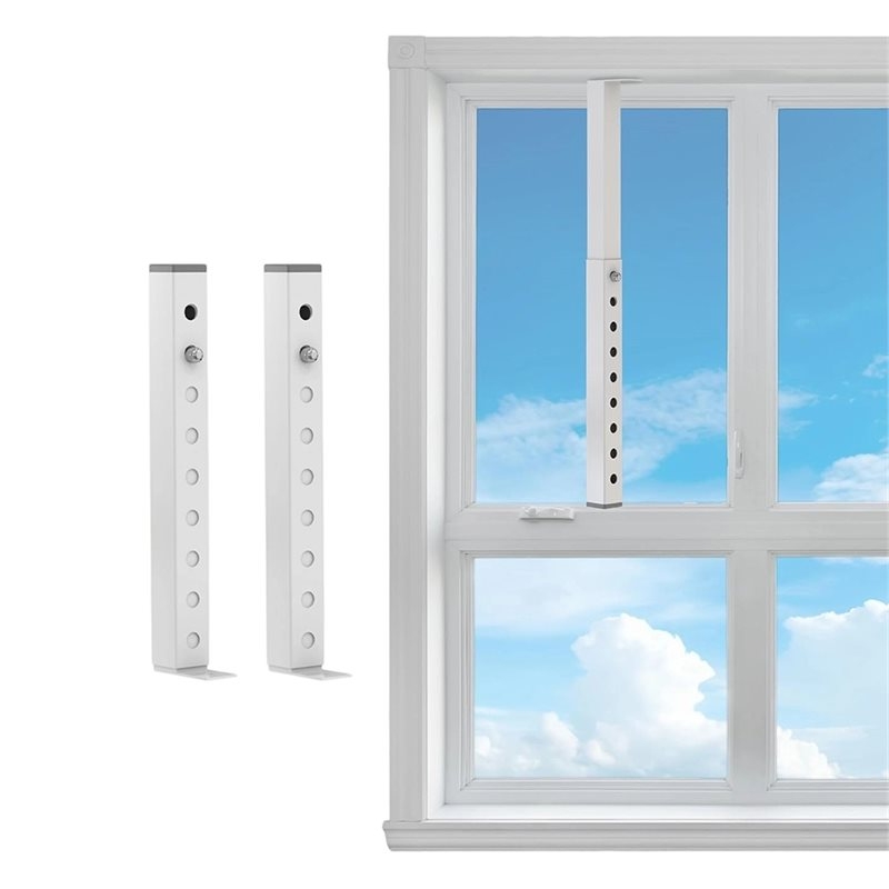 Window Lock Bar - T19C 2 stuks verstelbare raamvergrendelingsstang raambeveiligingsstangen