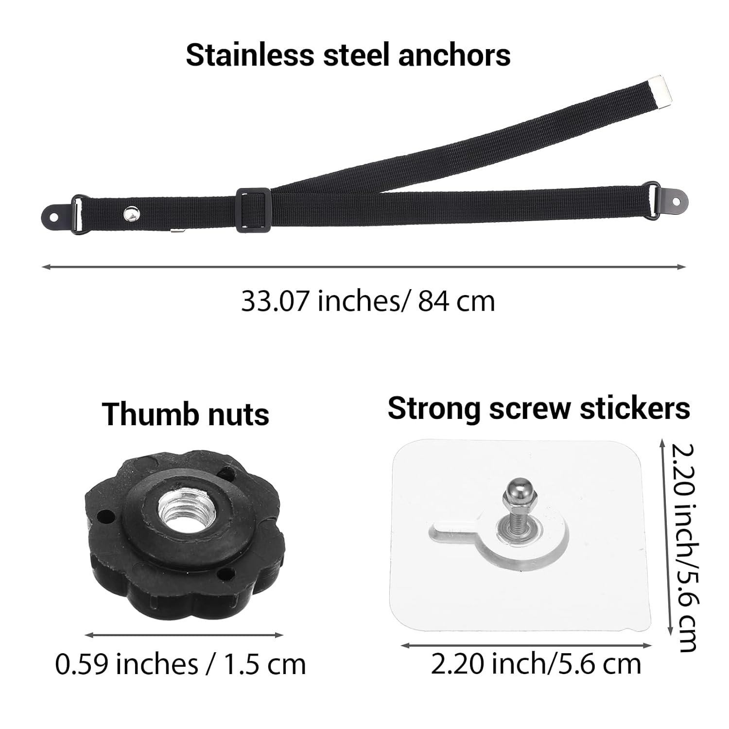 Verstelbare tv-veiligheidsband - Earthquake Anchor Strap recensie en prijs