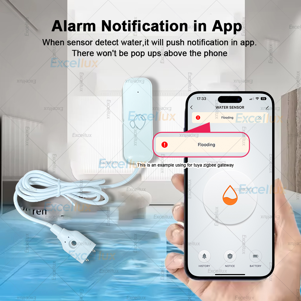 Zigbee Smart Waterleksensor Ov - Water Alarm Sensor recensie en prijs